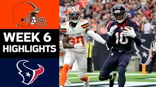 Browns vs. Texans | NFL Week 6 Game Highlights