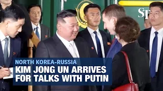 Kim Jong Un arrives in Russia for Putin talks