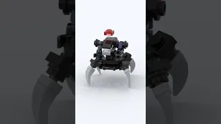 LEGO MOC Mech: Spider - Micro Villain Mech Building Animation #shorts #legomoc #legomech