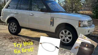 Range Rover L322 air line repair suspension