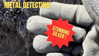 Metal Detecting an old orchard and finding a Stunning 1800's Silver Coin!