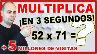 💥TÉCNICA Para MULTIPLICAR En 3 SEGUNDOS💥Matemáticas Mágicas💥Cálculo Mental