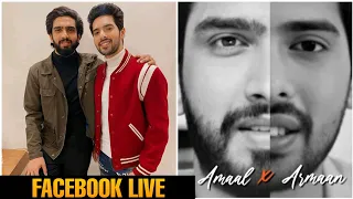 Up Close & Personal With Malik Brothers || Armaan & Amaal Malik Facebook Live || SLV2020