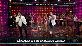 Israel e Rodolffo canta "Batom de Cereja" no Faustão Na Band