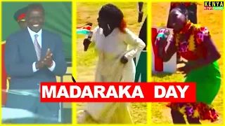 Ruto dances like Never Before to Luhya Tunes at Bungoma Masinde Muliro Stadium Madaraka Day
