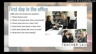 3PE 2.28 Practical English: First day in the office