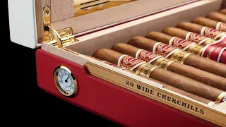 Cuban Cigar Romeo y Julieta Wide Churchill Travel Humidor Unboxing ($1500 Value!)