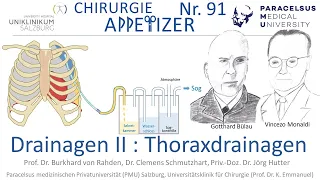 Drainagen II : Thoraxdrainagen CHIRURGIE APPetizer Nr. 91