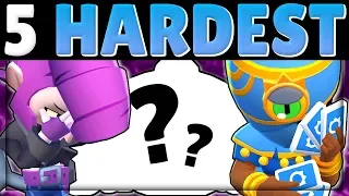 3 Top TIPS & Best Maps for the 5 HARDEST Brawlers to Push in Brawl Stars! | Part 2