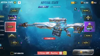 Buying & showcasing the Mythic Rytec AMR Nautilus by Completing the ABYSSAL STATE Lucky Draw in CODM