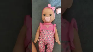 Luvabella newborn сосёт пустышку!