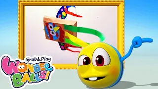 Learn DIY Paper Kite with Wonderballs | Art & Craft for Kids | Wonderballs Playground