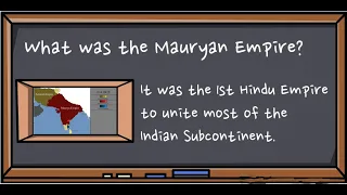 About the Mauryan Empire in 2 mins | History