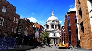 London Walk 20 POV Virtual Walking Tour from South Bank & Tate Modern to St Pauls Cathedral