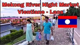 Experience the Huge Mekong River Night Market in Vientiane, Laos