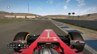 F1 2013 Gameplay Hotlap Jerez Classic Circuit