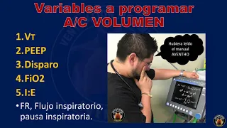 Programación inicial en Ventilación Mecánica