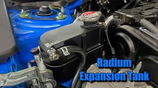Installing Radium Expansion Tank Civic Type R FK8
