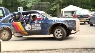 Autocross op de ijsbaan in Beerta