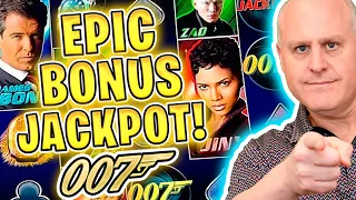 My Biggest Win Ever Playing James Bond! 💥 007 Die Another Day Epic Bonus Jackpot!