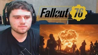 Fallout 76 – Official Live Action Trailer - Reaction!!!