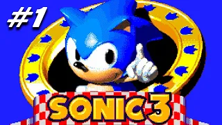 Прохождение Sonic the Hedgehog 3 (MegaDrive/Genesis) (Часть 1)