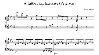 A Little Jazz Exercise (Peterson) - Jesus Molina - Transcription