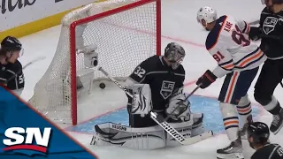 Evander Kane Tips Home Brett Kulak Point Shot To Beat Jonathan Quick