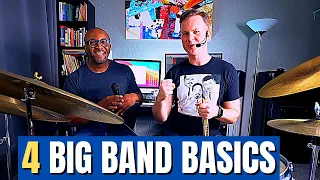 4 BIG BAND BASICS FOR DRUMMERS WITH STOCKTON HELBING | Jazz Drummer Q-Tip of the Week