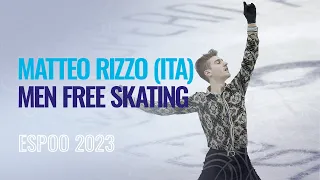 Matteo RIZZO (ITA) | Men Free Skating | Espoo 2023 | #EuroFigure