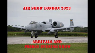 Airshow London 2023: Arrivals, Friday practice and evening show