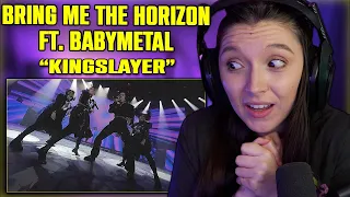 I'm Energized! Bring Me The Horizon - Kingslayer ft. BABYMETAL | FIRST TIME REACTION | Live In Tokyo