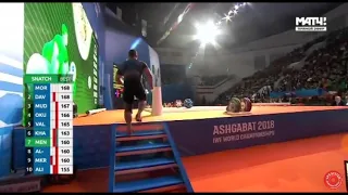 Arley Méndez - campeón del mundo en turkmenistan (snach 169kg)