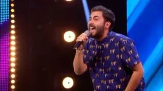 THE X FACTOR 2014 STAGE AUDITIONS - ANDREA FAUSTINI