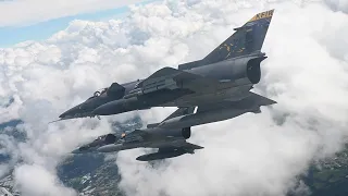 U.S. Air Force F-16 Fighting Falcons and COLAF Kfirs conduct aerial operations