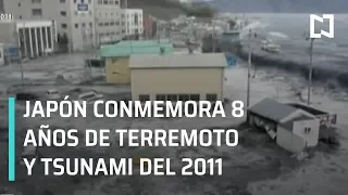 Japón conmemora 8 años de terremoto y tsunami de 2011 - Las Noticias