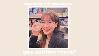 q&a + face reveal (100 subscribers special) | yeolmin