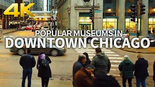 CHICAGO TRAVEL - Popular Museums in Chicago (Full Version), Walking Tour, USA, Travel, 4K UHD