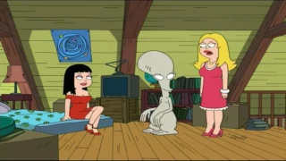 American dad- Hayley and Francine fight over Roger