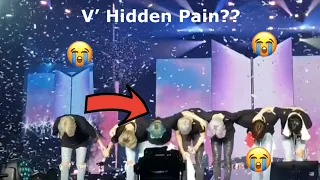 V nearly collasped on stage due to exhuasted! How did RM response  BTS HARDSHIP #2