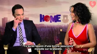 Rihanna and Jim Parsons BEST moments (HOME) (HD)