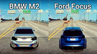 NFS Heat: BMW M2 Competition vs Ford Focus RS - Drag Race