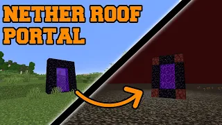 How To Link Your Nether Portal To the Roof