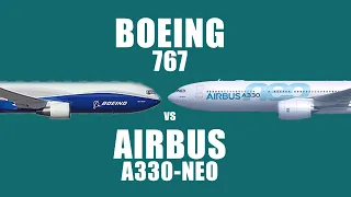 Boeing 767 vs. A330neo Aircraft Comparison.