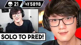 iiTzTimmy Reacts to His SOLO BRONZE TO PREDATOR VIDEO!