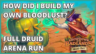 I Made My Own Bloodlust In Druid!? | Full Druid Arena Run | Delve into Deepholm
