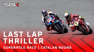 Toprak replicates Rossi in final corner thriller in Superpole Race 🔥 | 2024 #CatalanWorldSBK  🏁