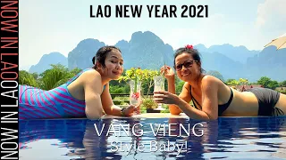 Lao New Year 2021 | Celebrating Pi Mai Lao VANG VIENG STYLE! | Now in Lao