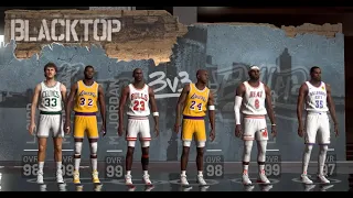 MJ Magic Bird vs. Kobe LeBron Durant - NBA 2K20 Blacktop