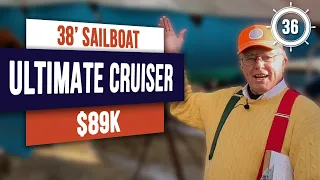 $89k - GO CRUISING! Catalina 380 Sailboat for Sale | EP36 #boattour #boatreview